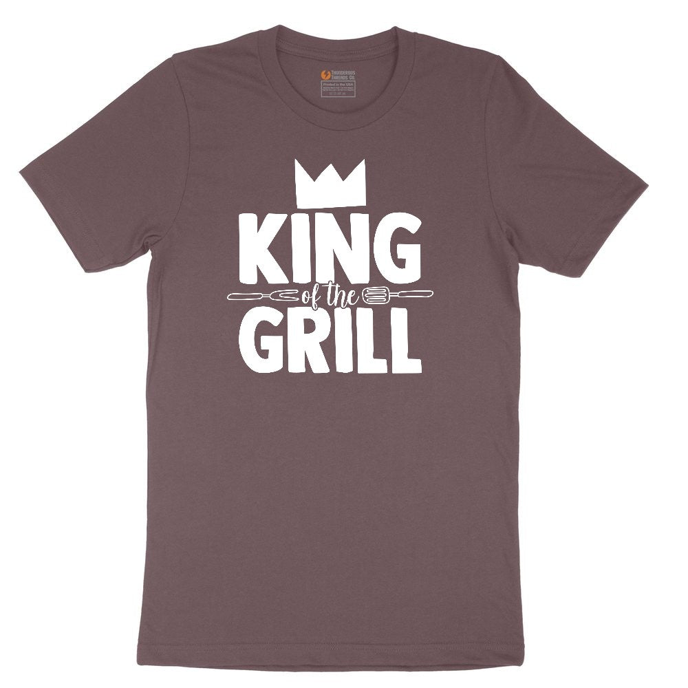 King of the Grill Ladies Short Sleeve Tee - Sangria Blackout