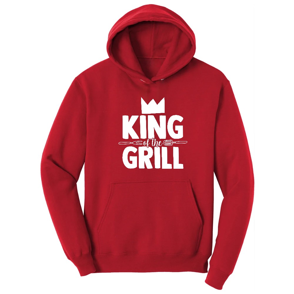 King of the Grill Hoodie - Red