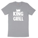 King of the Grill Short Sleeve Tee - Athletic Heather Grey