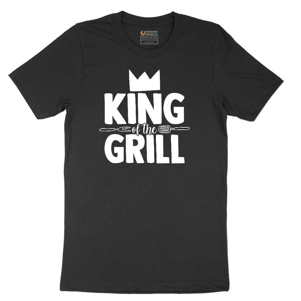 King of the Grill Short Sleeve Tee - Jet Black