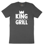 King of the Grill Toddler Short Sleeve Tee - Dark Heather Grey