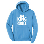 King of the Grill Youth Hoodie - Aquatic Blue