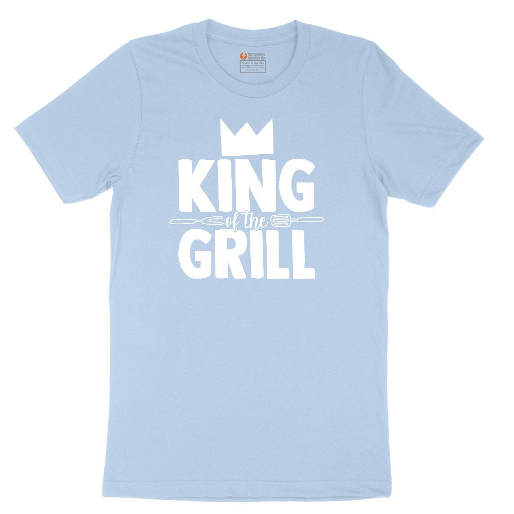 King of the Grill Youth Short Sleeve Tee - Light Blue