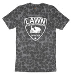 Lawn Enforcement Officer Ladies Short Sleeve Tee - Black Leopard