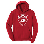 Lawn Enforcement Officer Hoodie - Red
