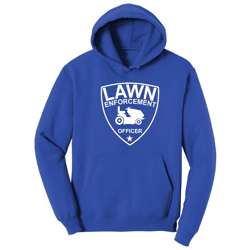 Lawn Enforcement Officer Hoodie - True Royal