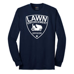 Lawn Enforcement Officer Long Sleeve Tee - Navy