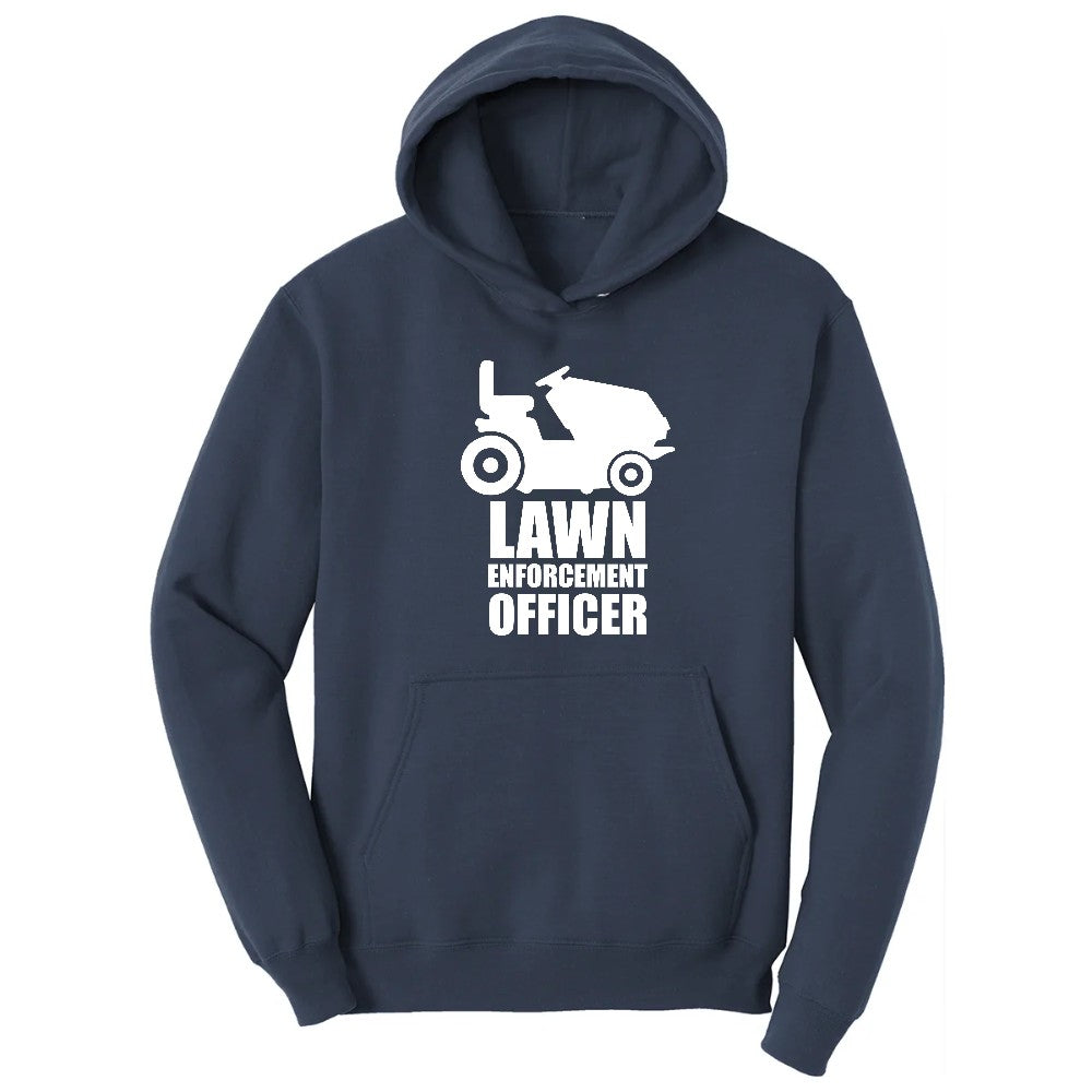 Lawn Enforcement Officer No Badge Version Hoodie - Navy