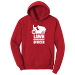Lawn Enforcement Officer No Badge Version Hoodie - Red