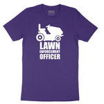 Lawn Enforcement Officer No Badge Version Short Sleeve Tee - Team Purple