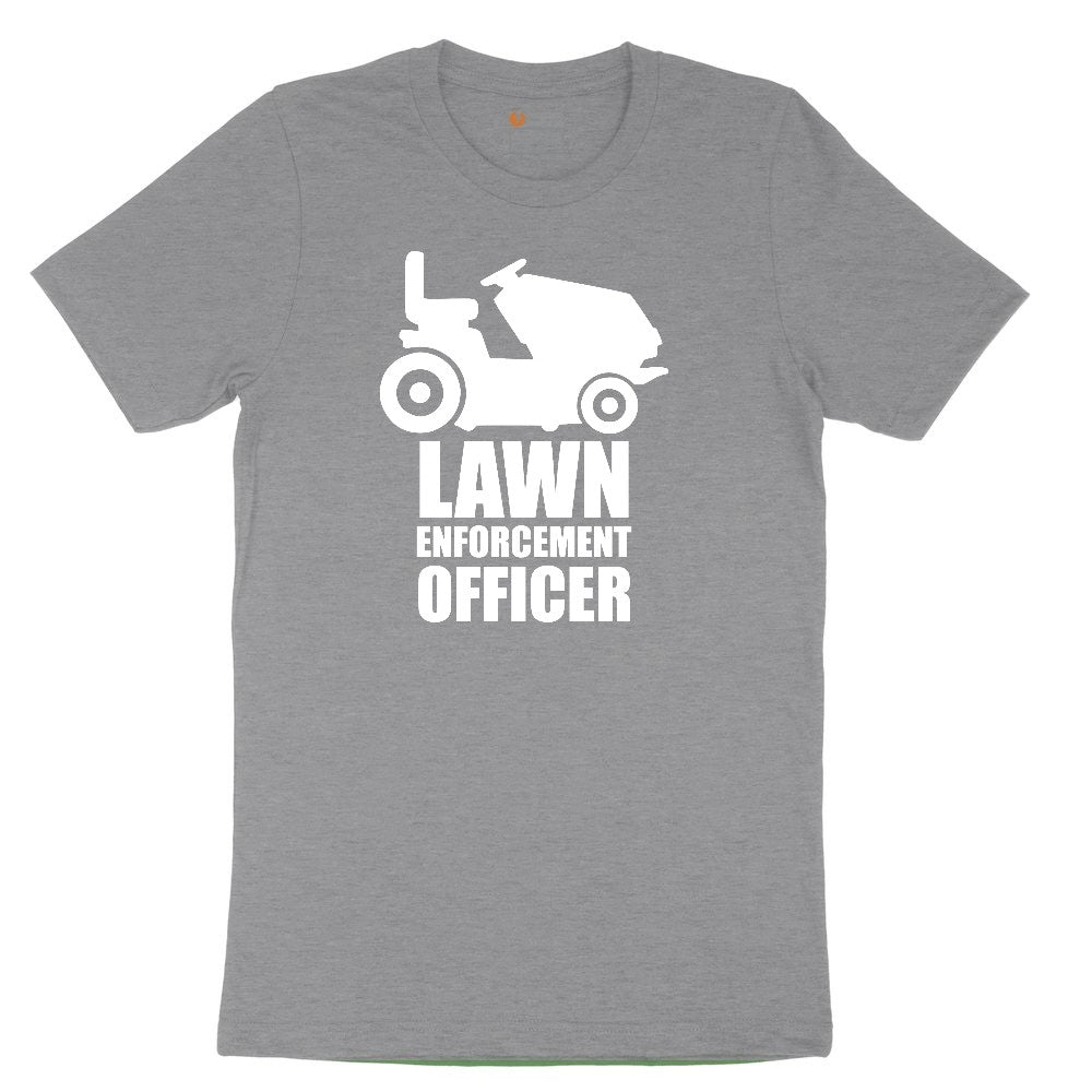 Lawn Enforcement Officer No Badge Version Toddler Short Sleeve Tee - Athletic Heather