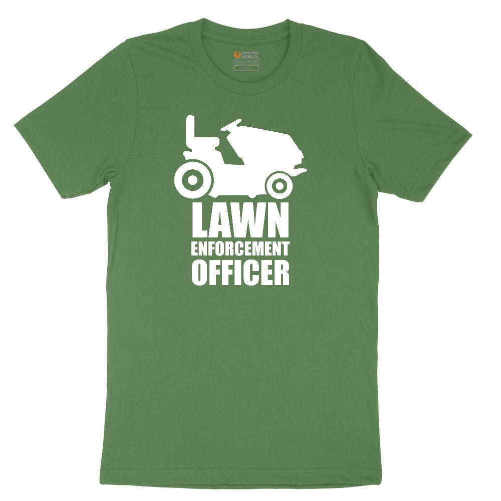 Lawn Enforcement Officer No Badge Version Toddler Short Sleeve Tee - Athletic Kelly