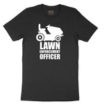 Lawn Enforcement Officer No Badge Version Youth Short Sleeve Tee - Black