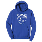Lawn Enforcement Officer Push Mower Version Hoodie - True Royal