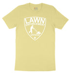 Lawn Enforcement Officer Push Mower Version Toddler Short Sleeve Tee - Yellow