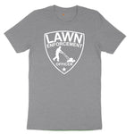 Lawn Enforcement Officer Push Mower Version Youth Short Sleeve Tee - Athletic Heather