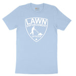 Lawn Enforcement Officer Push Mower Version Youth Short Sleeve Tee - Light Blue