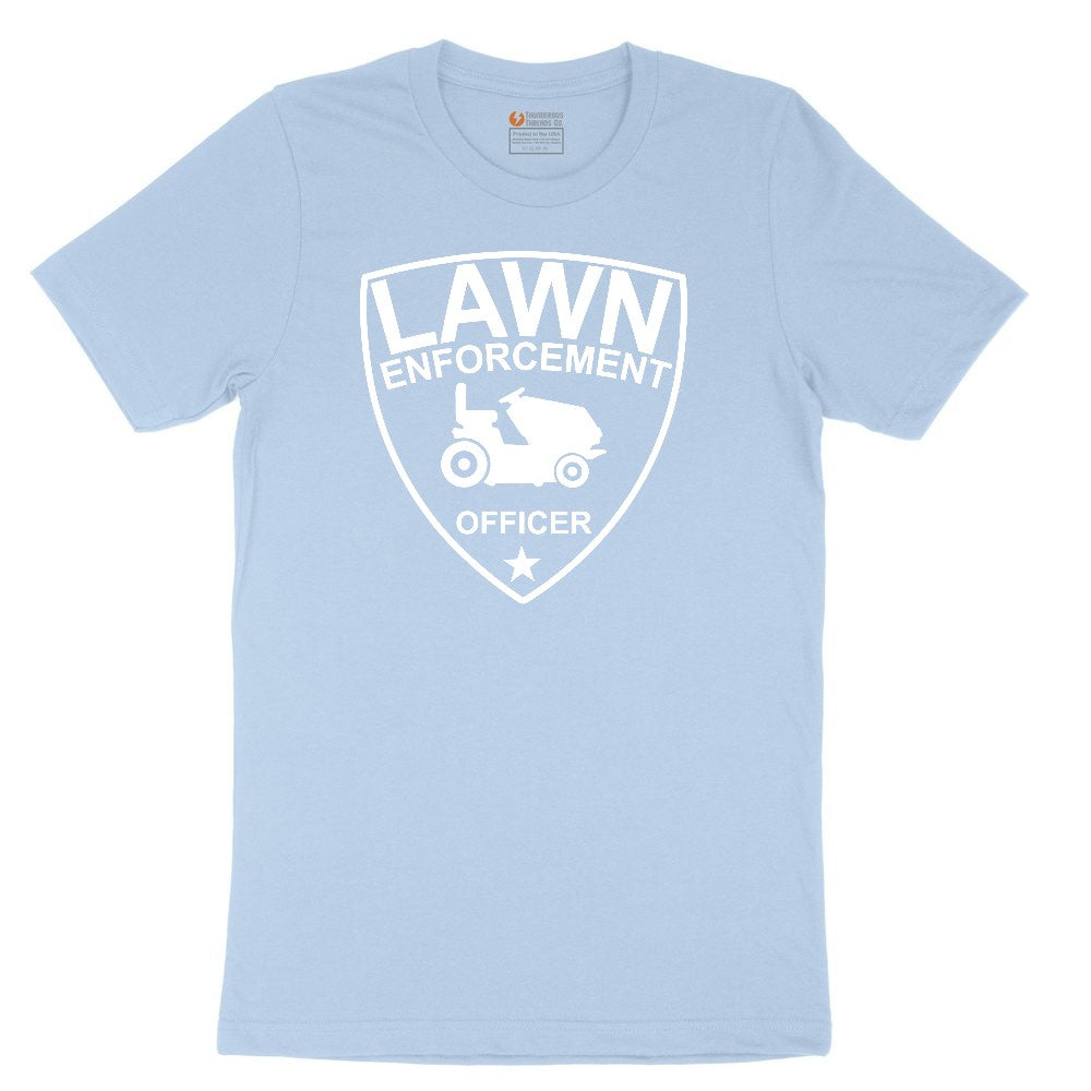 Lawn Enforcement Officer Toddler Short Sleeve Tee - Light Blue