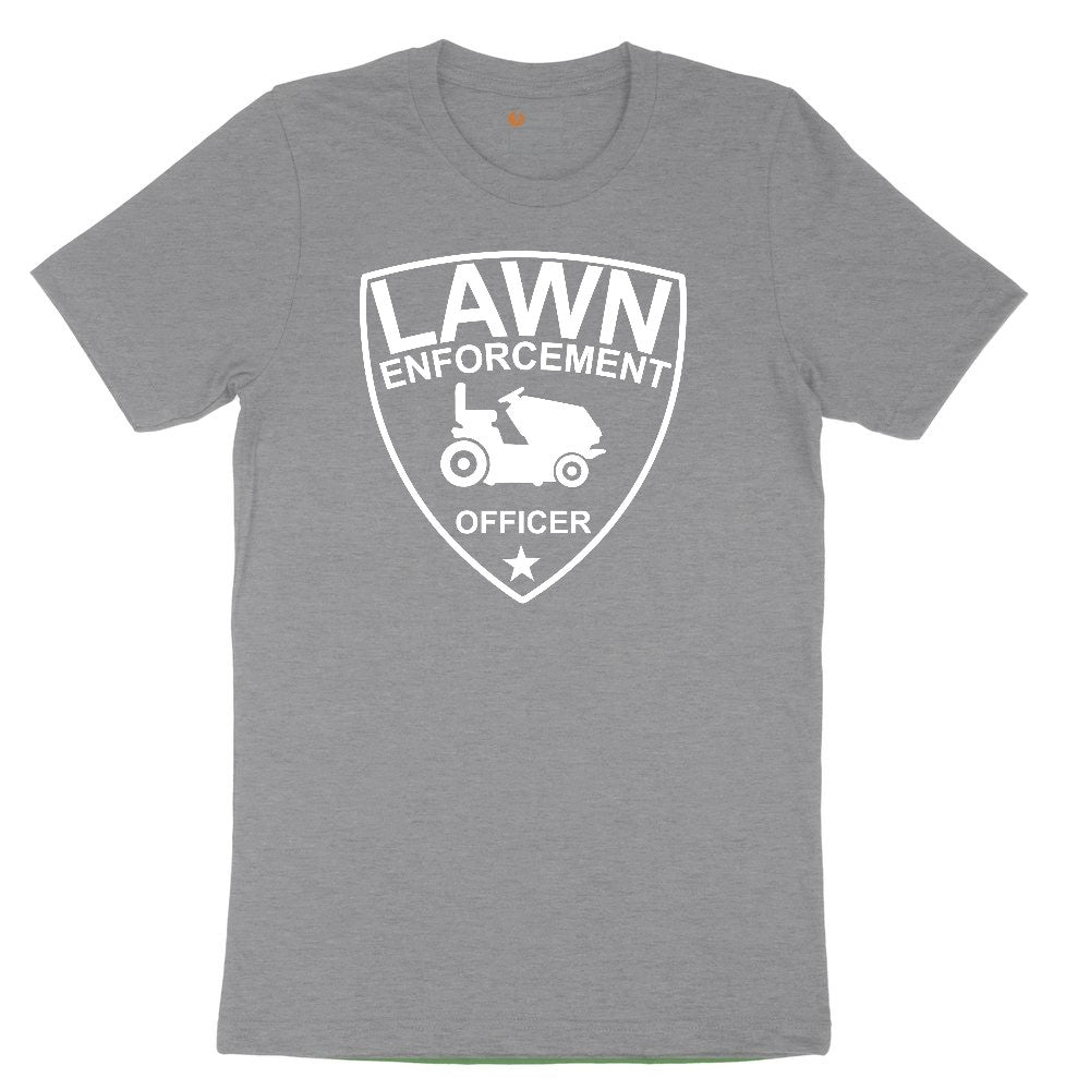 Lawn Enforcement Officer Youth Short Sleeve Tee - Athletic Heather