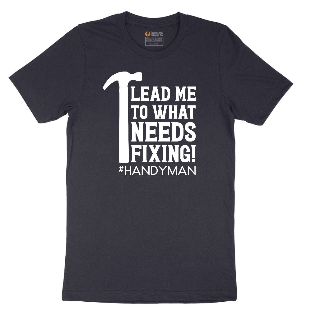 Lead Me to What Needs Fixing Short Sleeve Tee - Deep Navy