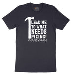 Lead Me to What Needs Fixing Short Sleeve Tee - Deep Navy