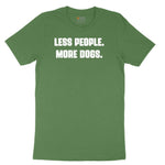 Less People More Dogs Toddler Short Sleeve Tee - Athletic Kelly