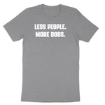 Less People More Dogs Youth Short Sleeve Tee - Athletic Heather