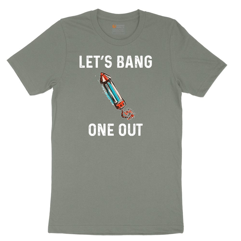 Lets Bang One Out Ladies Short Sleeve Tee - Bamboo Blackout