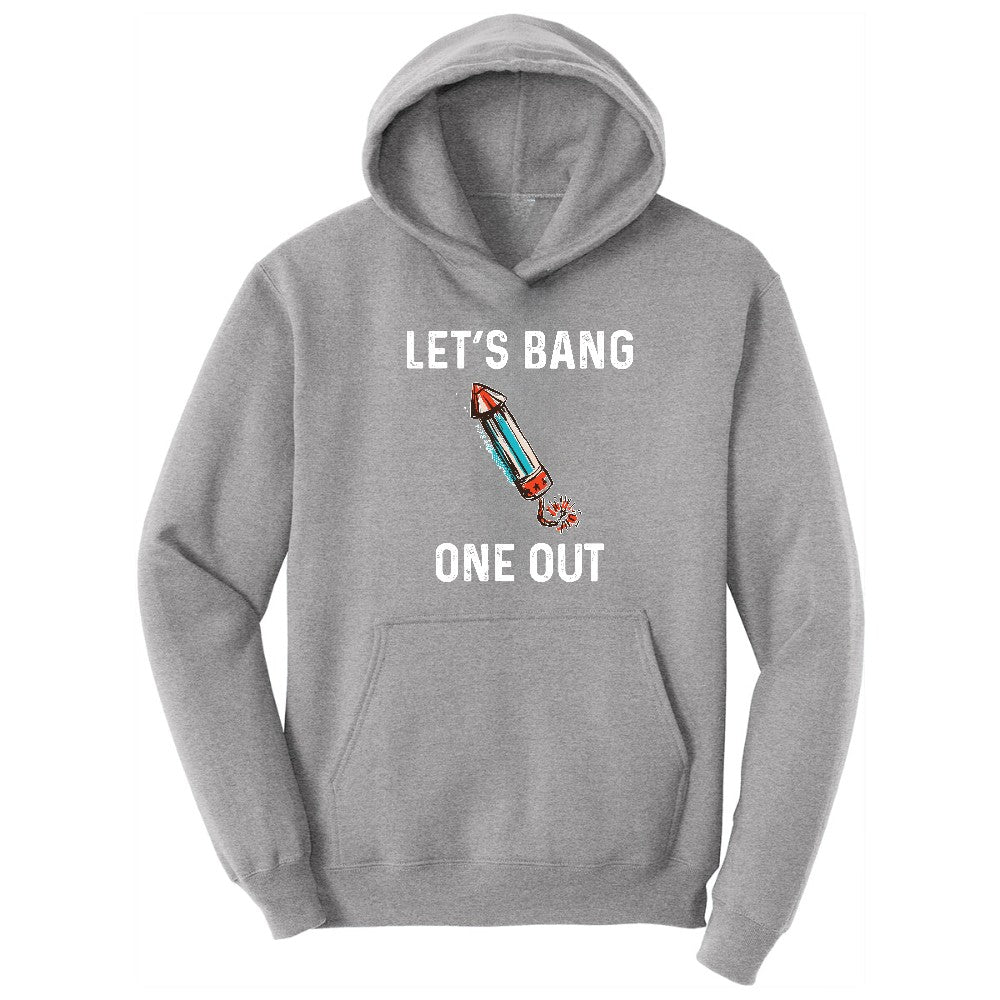 Lets Bang One Out Hoodie - Athletic Heather