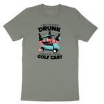 Lets Get Drunk and Drive the Golf Cart Ladies Short Sleeve Tee - Bamboo Blackout