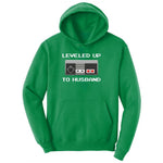 Leveled Up to Husband - Mens T-Shirt Ladies Hoodie - Kelly Green