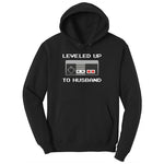 Leveled Up to Husband - Mens T-Shirt Youth Hoodie - Jet Black