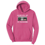 Leveled Up to Husband - Mens T-Shirt Youth Hoodie - Sangria