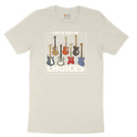 Life if Full of Important Choices Guitar Version Ladies Short Sleeve Tee - Natural Heather