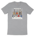 Life if Full of Important Choices Guitar Version Short Sleeve Tee - Athletic Heather Grey