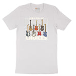 Life if Full of Important Choices Guitar Version Short Sleeve Tee - White