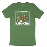 Life if Full of Important Choices Guitar Version Toddler Short Sleeve Tee - Athletic Kelly