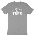 Life is Better at the Lake Ladies Short Sleeve Tee - Granite Heather