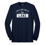 Life is Better at the Lake Long Sleeve Tee - Navy