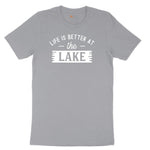 Life is Better at the Lake Short Sleeve Tee - Athletic Heather Grey