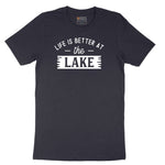 Life is Better at the Lake Short Sleeve Tee - Deep Navy