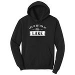 Life is Better at the Lake Toddler Hoodie - Jet Black