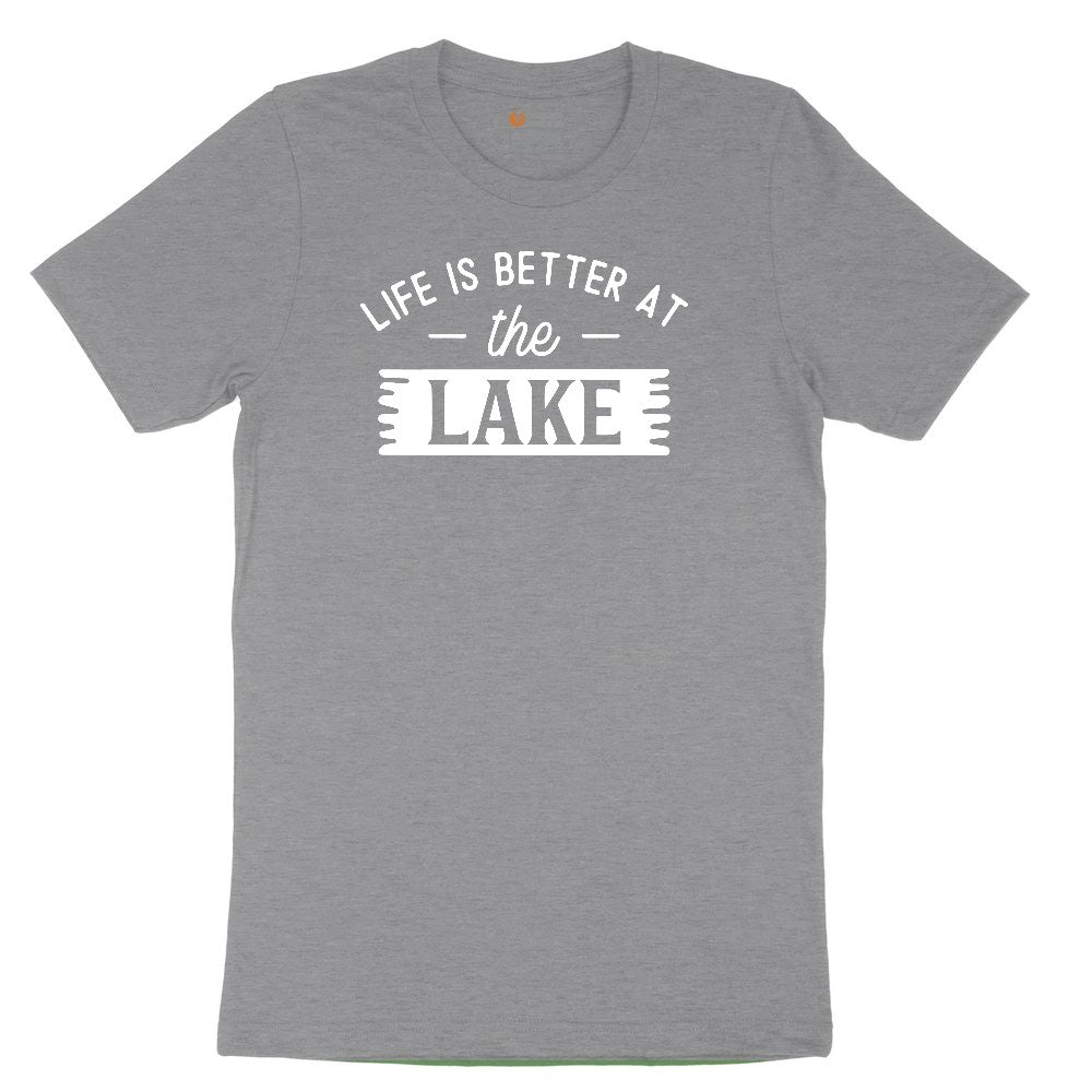 Life is Better at the Lake Toddler Short Sleeve Tee - Athletic Heather