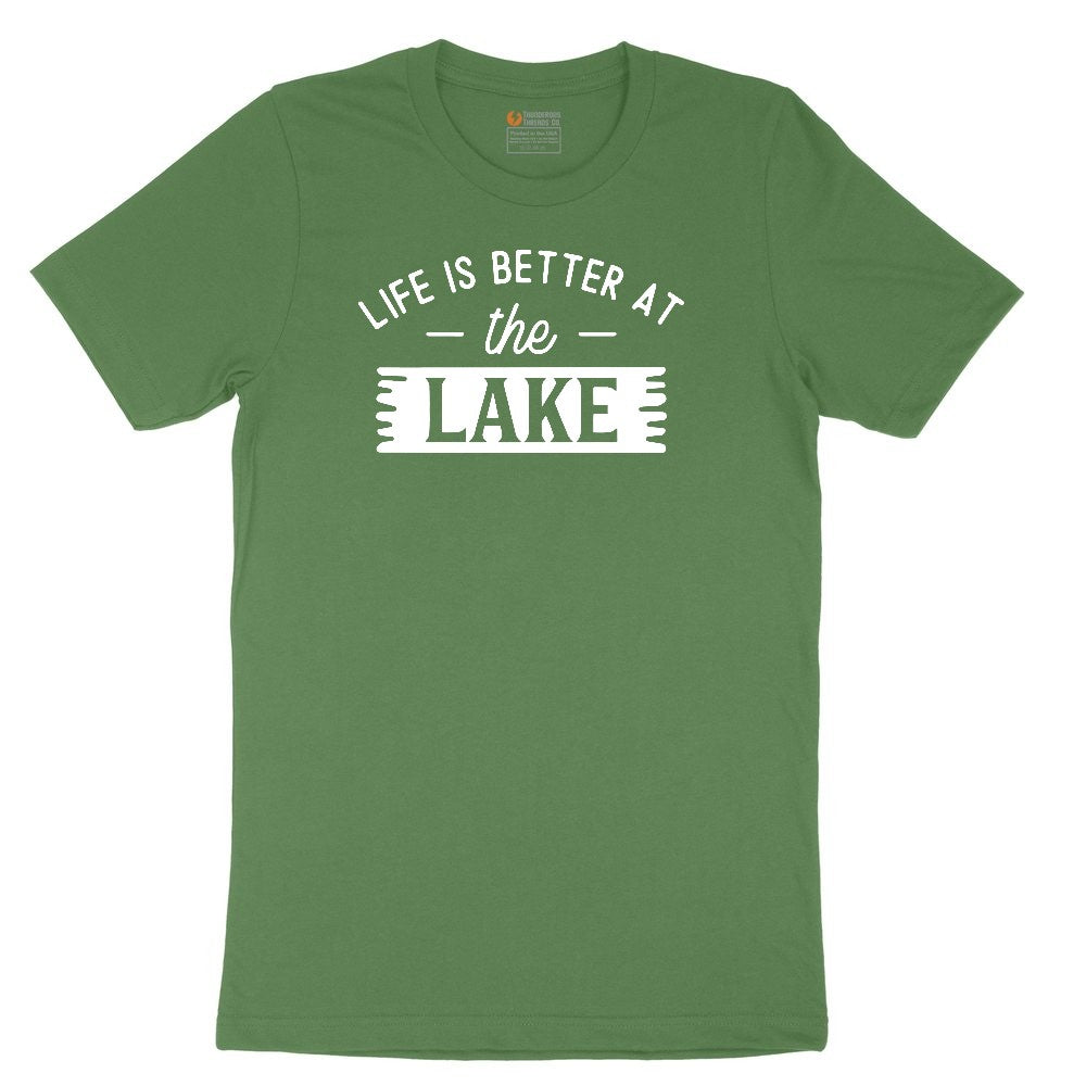 Life is Better at the Lake Youth Short Sleeve Tee - Athletic Kelly