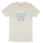 LIfe is Better with Games - Mens & Ladies T-Shirt Ladies Short Sleeve Tee - Natural Heather