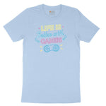 LIfe is Better with Games - Mens & Ladies T-Shirt Youth Short Sleeve Tee - Light Blue