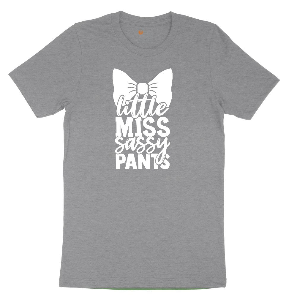Little Miss Sassy Pants Toddler Short Sleeve Tee - Athletic Heather