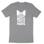 Little Miss Sassy Pants Toddler Short Sleeve Tee - Athletic Heather