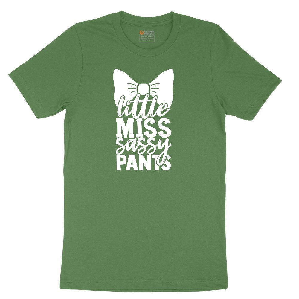 Little Miss Sassy Pants Toddler Short Sleeve Tee - Athletic Kelly
