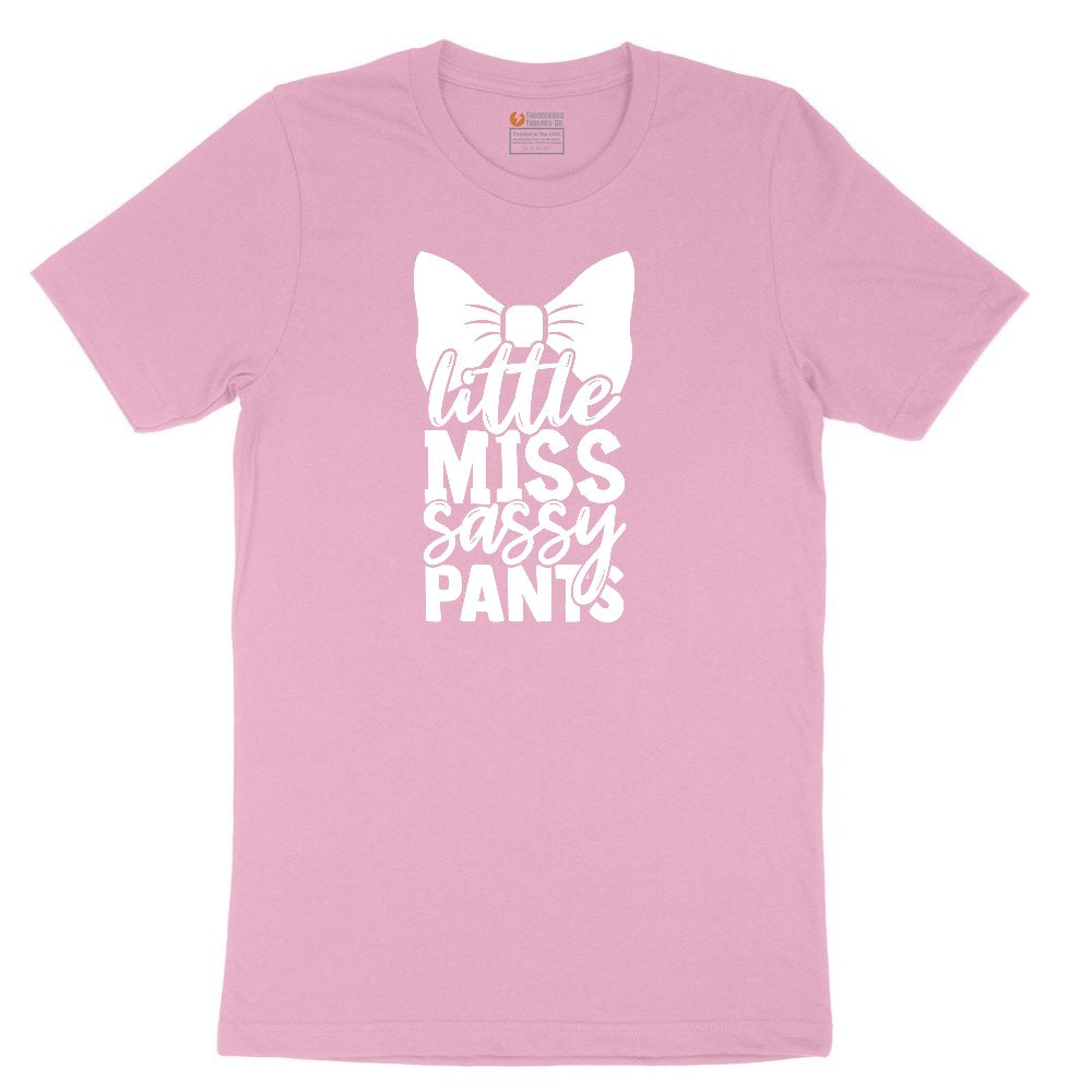 Little Miss Sassy Pants Toddler Short Sleeve Tee - Candy Pink